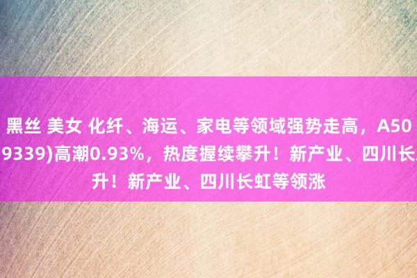 黑丝 美女 化纤、海运、家电等领域强势走高，A500ETF(159339)高潮0.93%，热度握续攀升！新产业、四川长虹等领涨