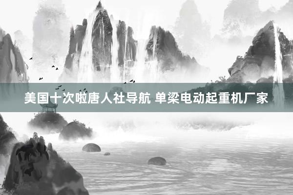 美国十次啦唐人社导航 单梁电动起重机厂家