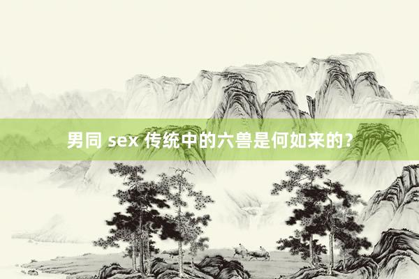 男同 sex 传统中的六兽是何如来的？