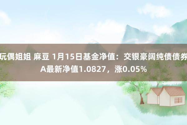 玩偶姐姐 麻豆 1月15日基金净值：交银豪阔纯债债券A最新净值1.0827，涨0.05%