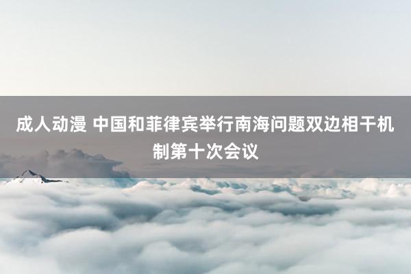 成人动漫 中国和菲律宾举行南海问题双边相干机制第十次会议