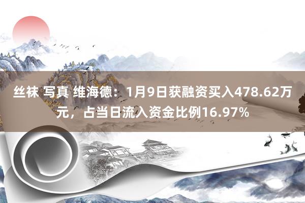 丝袜 写真 维海德：1月9日获融资买入478.62万元，占当日流入资金比例16.97%